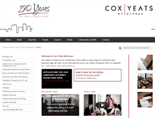 Tablet Screenshot of coxyeats.co.za